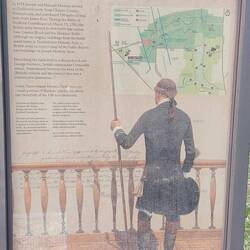 Hoskins Plantage war der Ort wo die Briten sich zum Angriff aufgestellt haben.