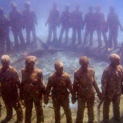 Unterwasser-Skulptur