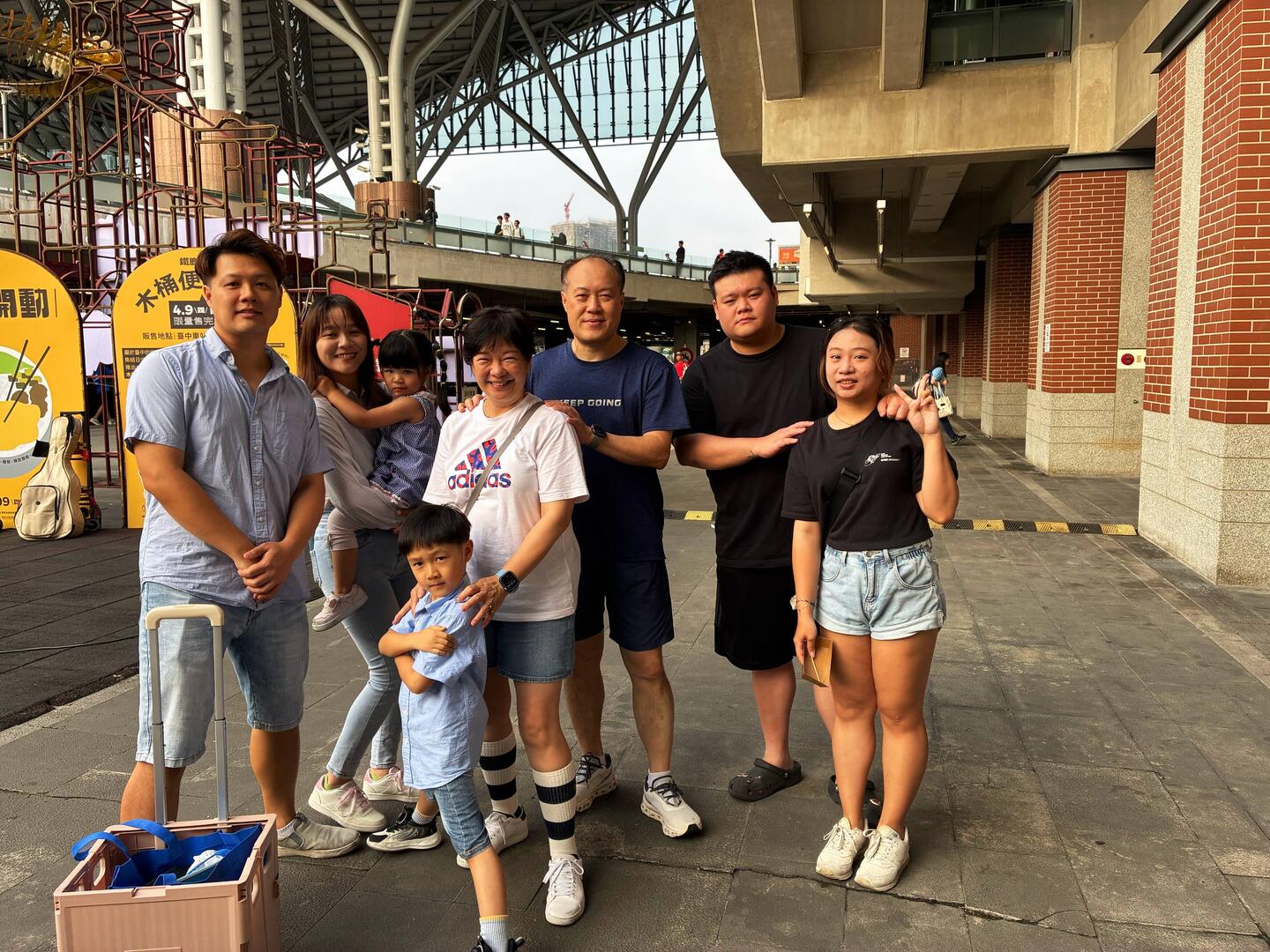 John, Becca,Connie, Connor, Vivian, Kevin, Eric, and Jessica