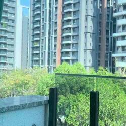 The Wangs live in a "vertical condo," four stories per resident