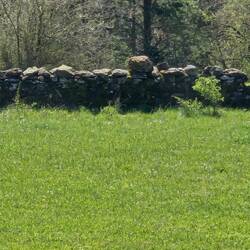 An old stone wall.