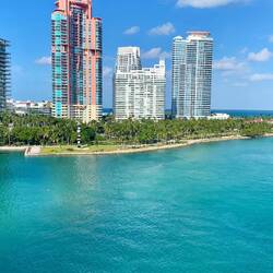 Letzte Blicke auf Miami Beach