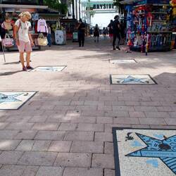 Walk of Fame - Heike steht bei Channing Tatum