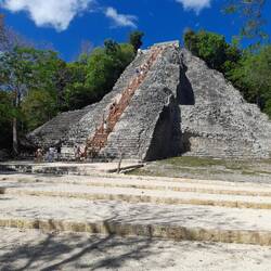 ...und dann zu den Ruinen von MayaCoba...