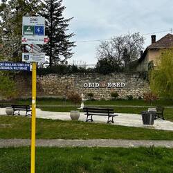 Die schönste Schildumgebung der Routenführung.