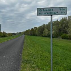 Das ursprüngliche Ziel nach bereits vollbrachten 10km am Morgen, bevor es ans Frühstück ging.
