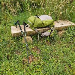 A rest stop on the old railway line