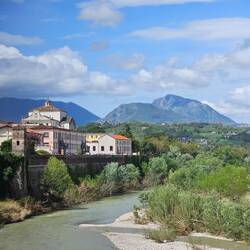 Calore river in Benevento