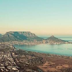 Cape Town im Anflug: imposant!
