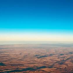 Morgens in und über Afrika.... :)