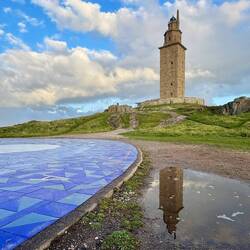 Herkulesturm, Römischer Leuchtturm.