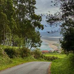 Immer wieder schön, wenn der Ozean sichtbar wird.