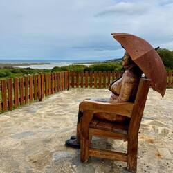 Das war da einfach so in der Landschaft.