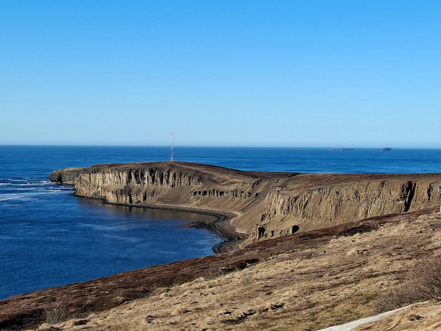 Arrivée hier soir dans la baie de Sandvik