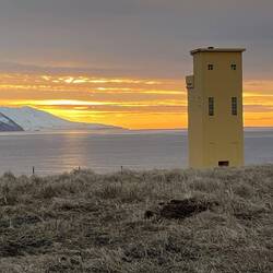 Retour pour la nuit en direction de la ferme de Sandvik
