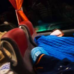 Ich habe sehr gut im FlixBus geschlafen ◡̈