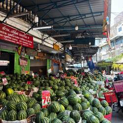 Melonen gab es 1,2 zur Auswahl