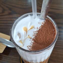 Leckerer geeister Salzkaffee