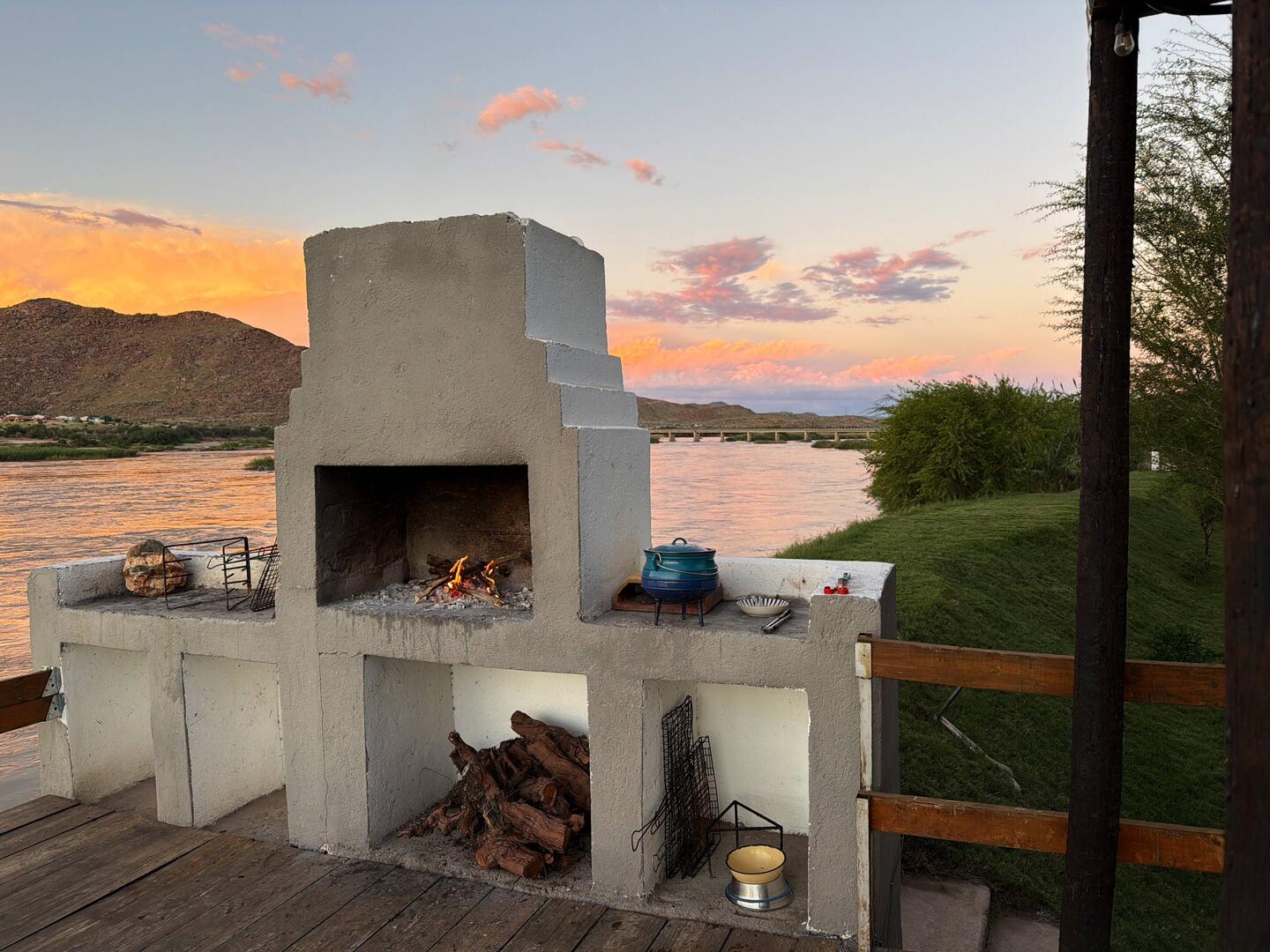 Red rock river camp