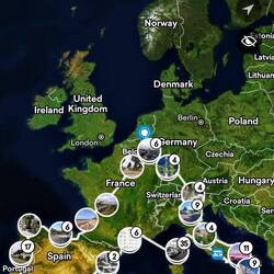 Dit is tenslotte het patroon van mijn reis geworden