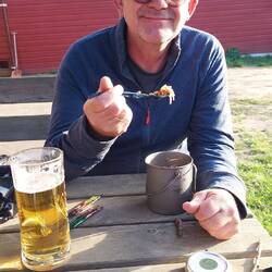 Und Camping-Abendessen👍