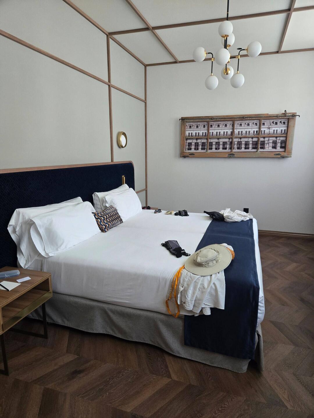 Our very nice room with a big bed.