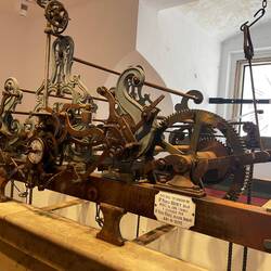 Mechanische Uhr von Odobey im Glockenturm der Kathedrale, 1892 eingebaut