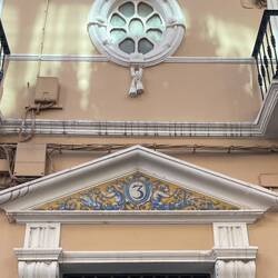 Überall im Zentrum schön renovierte Häuser