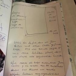 Unsere Widmung für sein Erinnerungsbuch