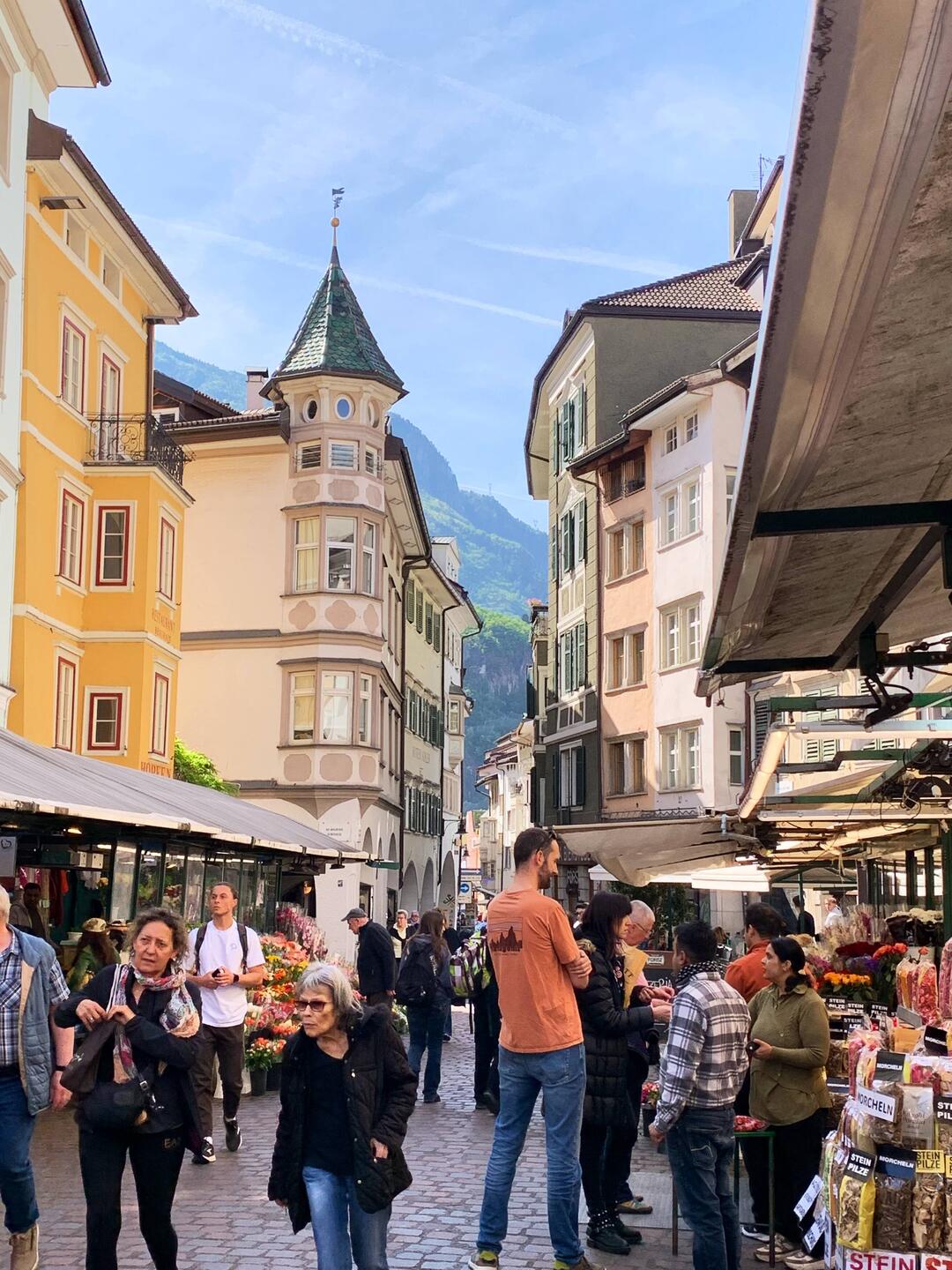 Street scenes in the lovely South Tyrol city of Bolzano