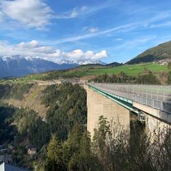 This immense bridge was construct in the '60's to span across the mountains along the Brenner Pass