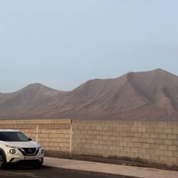 Mountain from Playa Blanca