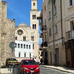 Blick auf die Kathedrale von Bari