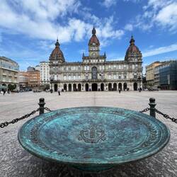 Plaza de Maria Pita mit Blick auf das Rathaus.