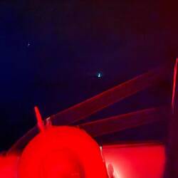 eines der chin. Fischerboote kam nachts sogar in Sichtweite. immerhin 30 Meter lang