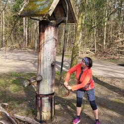 Erstmal Wasser pumpen.