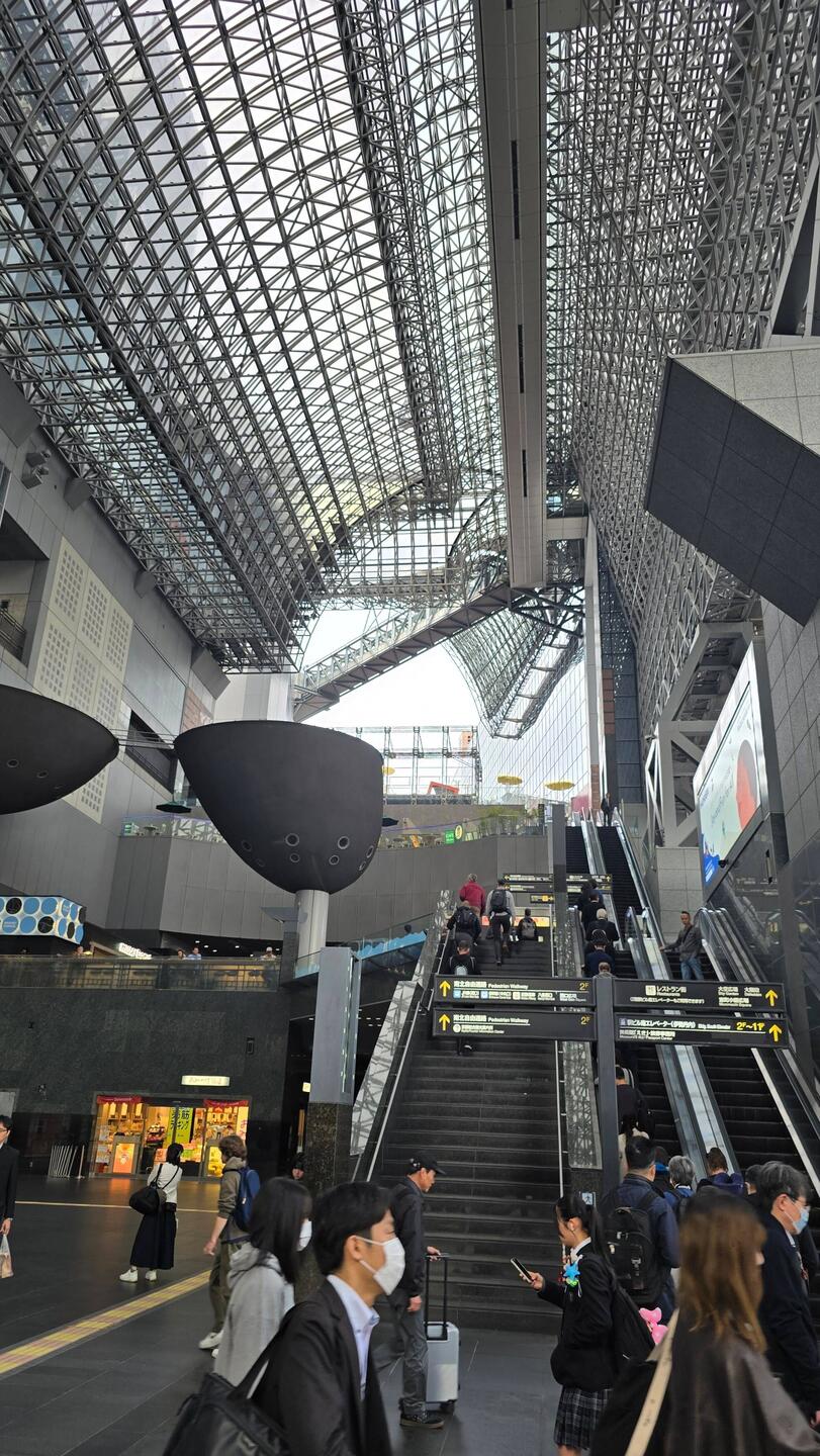 Kyoto Station rush hour