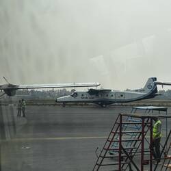 L'avion que j'étais sensé prendre