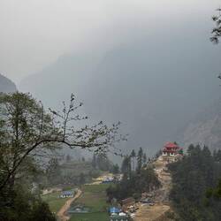 Le bas de la vallée que je dois conquérir