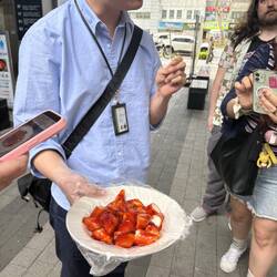Unser Guide Tan mit Tteokbokki (sorry, ich fand das Essen wichtiger).