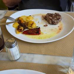 Hamburger and potatoes