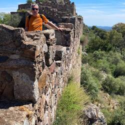 Da geht's senkrecht runter!