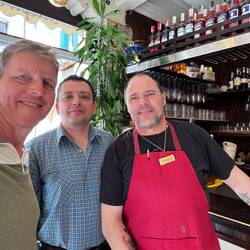Déjeuner au bacaro al' imbuto avec Paolo et Francesco