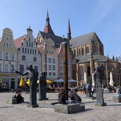 Am Alten Markt in Rostock