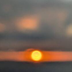 Sunset from the Observation Lounge