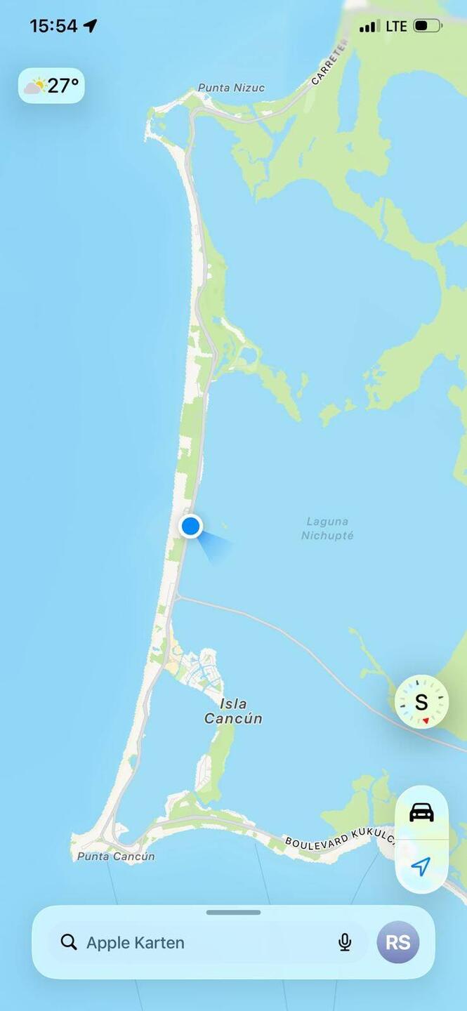 ...ein schmaler Inselstreifen...