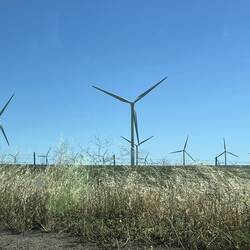 Large wind farm just west of Sacramento