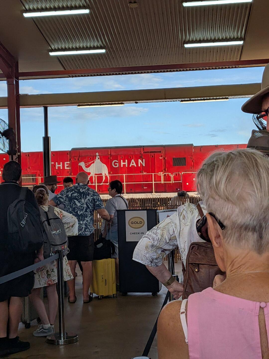 View on arrival at the train station.