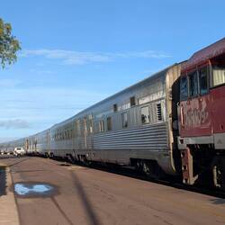 A long train.