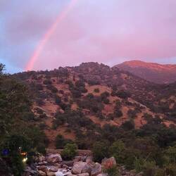 Abends kurz vor dem Sequoia Nationalpark